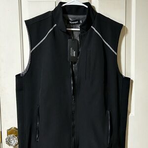 VINMORI Heated Vest L-XL Black Full Zip Tested Works (No Battery Pack)